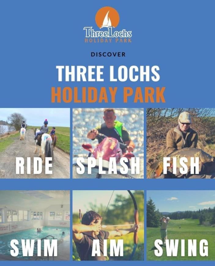Three Lochs Holiday Caravan For Families And Couples Balminnoch 외부 사진